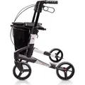 Produktbild: Rollator Troja Original Black Series M>>>>Farbe: polarsilber