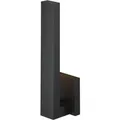 Produktbild: Lindby LED Wandleuchte Außen Isadore 9624777 Spritzwassergeschützt Modern in Schwarz aus Aluminium 1-flammig