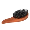 Produktbild: Haarbürste Wildschweinborsten Tropfenform Birnbaumholz Haarbürste mit Naturbo...