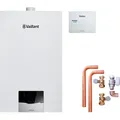 Produktbild: Vaillant Paket 1.668/2 ecoTEC plus VC 15 CS/1-5, VRC 710, Installations-Set