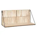Produktbild: Atmosphera - Wandregal Cosy Seil und Metall - 48x12 cm - Beige