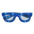 Produktbild: Boland - LED Partybrille Blink mit Licht, Brille inkl. Batterien für Festival, Karneval oder Mottoparty, Blau