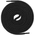 Produktbild: Mount Swiss Schnürsenkel runde Schnürsenkel ø 5 mm für Wander- & Trekkingschuhe - 100% Polyeste schwarz 110 cm / Durchmesser 5mm