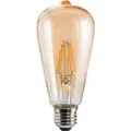 Produktbild: LED-Filament, E27, 410lm ersetzt 36W, Vintagelampe, Amber, Warmweiß (00112877)