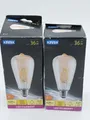 Produktbild: Xavax 2St LED-Filament, E27, 400lm ersetzt 35W, Vintagelampe, Amber, Warmweiß H1