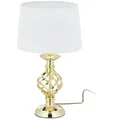 Produktbild: relaxdays Tischleuchte Tischlampe modern dimmbar, gold goldfarben