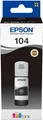 Produktbild: Epson EcoTank 104 - 65 ml - Schwarz - original - Tintenbehälter - für EcoTank ET-14100, 1810, 2721, 2810, 2811, 2812, 2814, 2815, 2820, 2821, 2825, 2826, 4800