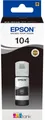 Produktbild: Epson Sonstiges Drucker-Zubehör 104 EcoTank ink bottle Schwarz