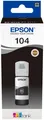 Produktbild: Epson C13T00P140 schwarz (104) Tintenflasche #1906858