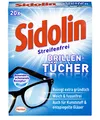 Produktbild: Sidolin Reinigungstücher für Brillen, Displays, Bildschirme (20 Stück), Brillenputztücher reinigen mühelos und fusselfrei, optimal für unterwegs
