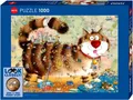 Produktbild: HEYE Puzzle At the Cat / Look Closely!, 1000 Puzzleteile, Made in Germany