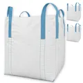 Produktbild: BIG BAG 90x90x110 cm Groß - Hohe Stabilität bis 1500kg, Entsorgung BigBags mit 4 Schlaufen (BigBag, 3er Pack)