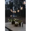 Produktbild: KONSTSMIDE LED-Lichterkette, Energieeffizienz: F (A-G), schwarz, Dioden 10 Stk. Flammen 10 Stk., Kabellänge 0,85m x Gesamtlänge 10m, Lichterketten, LED globe Biergartenketten System Erweiterung, retro Design