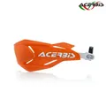 Produktbild: 0022397.203 Paar Handprotektoren Komplett Stahl Enduro X-Factory Orange Weiß