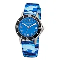 Produktbild: Regent Unisex Analog Quarz Uhr mit Textil Armband 12400236