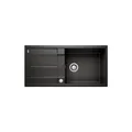Produktbild: BLANCO METRA XL 6 S | Granitspüle aus SILGRANIT schwarz | Einbauart: Einbau von Oben | reversibel | für 60 cm breite Unterschränke | Großes Becken | Reinigungsfreundliche Öberfläche