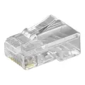 Produktbild: Goobay RJ45-Stecker Flachkabel St,8polig 50252, 10 Stück