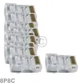 Produktbild: [0,79 €/Stk] Modular-Stecker 8P8C, 10 Stück