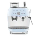 Produktbild: SMEG Espressomaschine mit Mahlwerk 50's Style - pastellblau