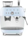 Produktbild: Smeg EGF03PBEU 50's Style Siebträgermaschine mit integrierter Kaffeemühle