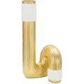Produktbild: Vase, Weiß, Gold, Kunststoff, 15.30x30.5x13 cm, Dekoration, Vasen