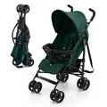Produktbild: TIK Kinderwagen Liegebuggy Sportwagen Leicht - 65kg Drehbare Vorderräder Vers...