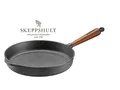 Produktbild: Skeppshult Gusseisen Servierpfanne Ø 28 cm, Höhe 5,5 cm mit Walnussholzgriff