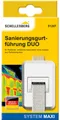 Produktbild: Schellenberg 51207 Sanierungs-Gurtführung DUO Maxi für Rolladengurte mit Zugluftdichtung, Sanierungsgurtführung