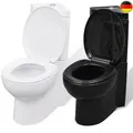 Produktbild: Toilette für Ecke Keramik Stand WC Spülkasten Softclose Sitz Bodenstehend neu