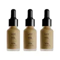 Produktbild: NYX Professional Makeup Total Control Drop Foundation 13ml - 17 Cappuccino x3