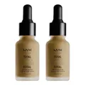 Produktbild: NYX Professional Makeup Total Control Drop Foundation 13ml - 17 Cappuccino x2