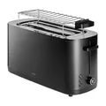 Produktbild: ZWILLING ENFINIGY Toaster mit 3 Automatikprogrammen, 7 Bräunungsgraden und Abschaltfunktion, Langschlitztoaster für 4 kurze oder 2 lange Scheiben, mit Brötchenaufsatz, Schwarz