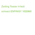 Produktbild: Zwilling Toaster 4-fach schwarz ENFINIGY 1026860 (4009839670428)