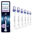 Produktbild: Philips Sonicare S2 Sensitive Ersatzbürstenköpfe Weiß 6er Pack sanfte Reinigung