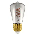 Produktbild: Eglo LED Spiral Filament ST48 Edison 4W E27 Rauchglas extra warm 2000K DIMMBAR