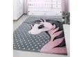 Produktbild: Ayyildiz Teppiche Kinderteppich Kids 590, rechteckig, Höhe: 12 mm, auch in rund, Einhorn Motiv, Kurzflor