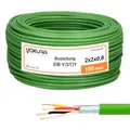 Produktbild: Voxura Busleitung EIB-BUS Y(ST) Y 2x2x0,8 100m Ring grün EIB Installationsbusleitung Telekommunikationskabel