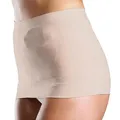 Produktbild: Corsinel StomaSafe Plus zweilagige Bauchbinde zur sicheren Fixierung des Stomabeutels │elastisches Bauchband mit extra Stützwirkung bei erhöhter Aktivität,beige M/L