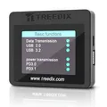 Produktbild: Treedix USB-Kabeltester, 2,4-Zoll-Farbdisplay USB-C-Kabeltester,USB-Tester unterstützt Kabeltests, Widerstandstests, Type-C eMarker für Lightning, Micro-B 2.0, Micro-B 3.0, Type-C, Mini-B