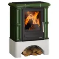 Produktbild: Justus | Kaminofen | Bavaria | 7 kW | Grün mit Sockel