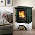 Produktbild: Kaminofen Justus Bavaria Grün 7 kW Dauerbrandofen Schwedenofen