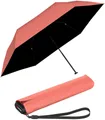 Produktbild: Knirps® Taschenregenschirm US.050 Ultra Light Slim Manual - UV coated, mit UV- und Hitzeschutz, schwarz-salmon