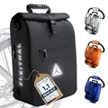 Produktbild: FREITHAL - 3in1 Fahrradtasche Rucksack [25L] Verwendbar als Gepäckträgertasche, Rucksack & Umhängetasche - 100% wasserdichte & Reflektierende Fahrradtasche - Mit 16