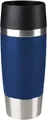 Produktbild: EMSA Travel Mug Classic Thermobecher Edelstahl dicht QuickPress Blau 360ml