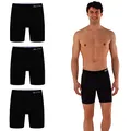 Produktbild: Myproblems Langes Bein Baumwolle Boxershorts Unterwäsche Herren S-XXL Männer Unterhosen verlängertes Hosenbein nachhaltig ohne kratzenden Zettel (3, 3XL) (as3, Alpha, s, Regular, Regular, Schwarz)