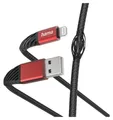 Produktbild: Hama 201538 Extreme Lightning auf USB A Männlich 1,5 m  Schwarz, Rot