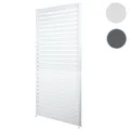 Produktbild: Mendler Aluminium Lamellenwand für Pergola HWC-N94 3x3m, Lamellenpaneel Modul Seitenwand Sichtschutz, 213x94 110103