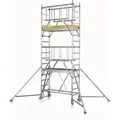 Produktbild: Klappgerüst Compactmaster S-PLUS 1T Arbeits-H.10,45m Plattform-Gr.0,6x1,8m Zarge