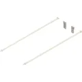 Produktbild: Blum Metabox Reling Set Zubehör für Frontauszug, Länge 500 mm Stahl cremeweiß