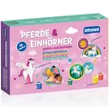 Produktbild: Smowo® Pferde und Einhörner selber gießen und anmalen - Mädchen Bastelset zum Gips giessen mit 10 Figuren für Kinder - Geschenk zum Basteln
